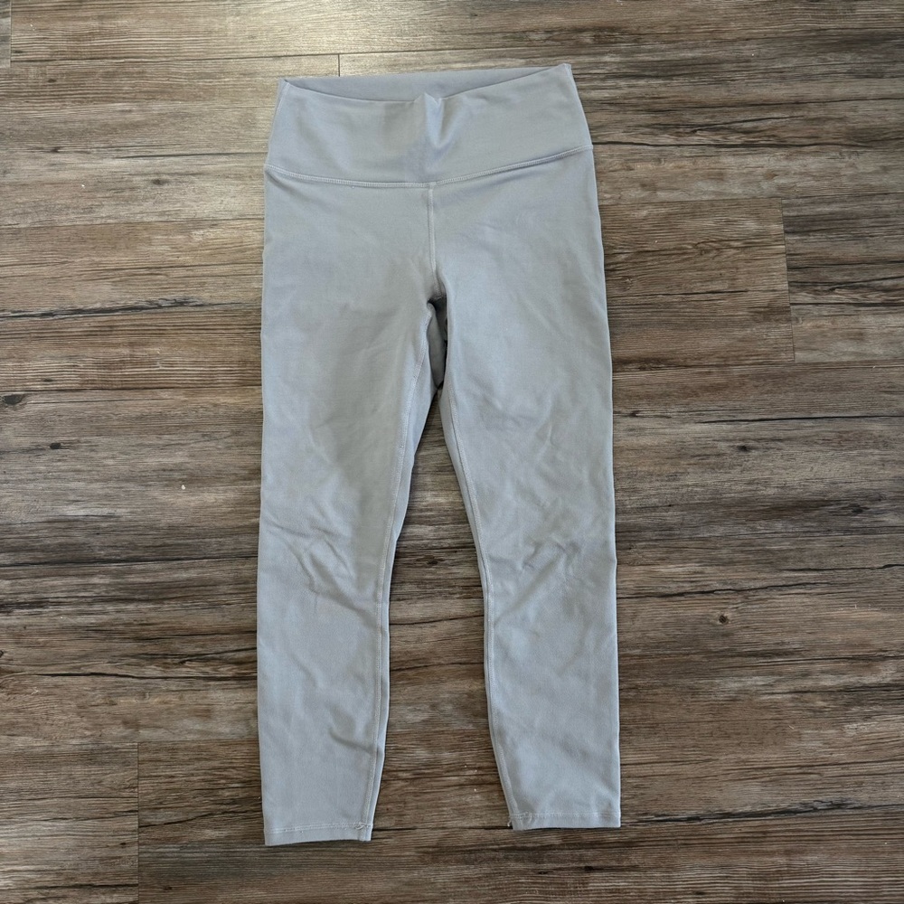 Fabletics Powerhold Crop Leggings Grey Size Small